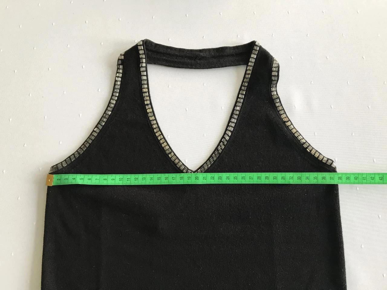 Tommy Hilfiger mooie zwarte top met pareltjes afgewerkt . – photo 8